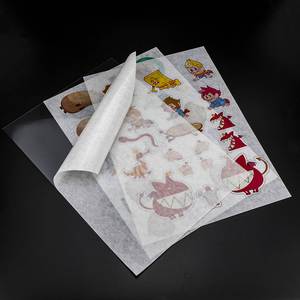 Papel Adhesivo Transparente para Impresión de Inyección de Tinta FX, 8.5x11 A4, Papel de Arroz Washi, con Respaldo de Plástico Transparente para Impresora - Product Image 1