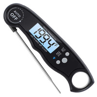 Thermomètre à viande étanche cuisson des aliments barbecue thermomètre à viande avec sonde en acier inoxydable de haute qualité