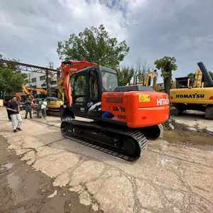 Excavatrice Hitachi ZX120 d'occasion, conception d'origine, prix bas, moteur Isuzu, garantie 1 an, pompe et boîte de vitesses incluses - Product Image 2