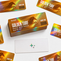 Billets de concert Kpop holographiques avec découpe personnalisée pour événements de fans à l'étranger, adaptés aux couleurs de votre marque, fourniture directe d'usine