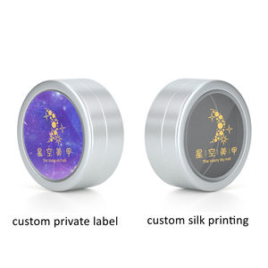 Pot vide rond en métal boîte de conserve en aluminium prêt à l'emploi 10ml 50ml 80ml 250ml avec fenêtre 5 <span class=keywords><strong>Gr</strong></span> aluminium cadeau et artisanat 300 pièces - Product Image 6