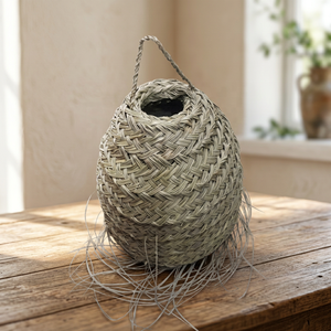 Handmade Bamboo Woven Straw Lamp Covers Natural Traditional Craft Home Decoration - Product Image 5