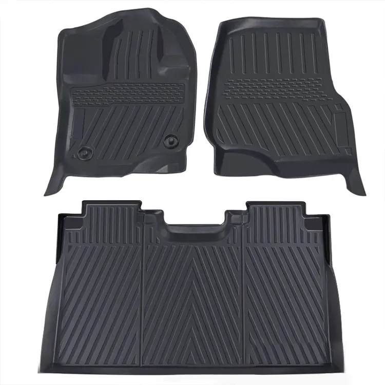 The Latest Design Environmental Protection Custom Waterproof Durable Anti-Slip TPE Car Floor Mats for B YD Auto Foot Pad