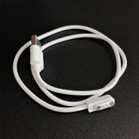 Câble de charge rapide USB universel magnétique à 2 broches Pogo Pin USB-C de 2,84 mm en cuivre pur pour montre connectée – Vente en gros