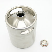 Personnalisé Nouvelle Marque En Acier Inoxydable Bière Growler Fermenteur Baril En Acier Inoxydable Seau À Glace Ménage Bar À Bière