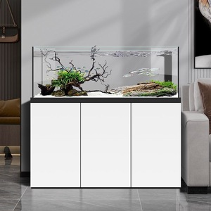 Fabrieksgroothandel rechthoekig groot <span class=keywords><strong>aquarium</strong></span> voor thuis, ultra helder wit glas, viskweektank voor de woonkamer, te koop - Product Image 2