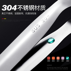 Espátula para freír de acero inoxidable T304, diseño de doble garra ancha y gruesa para pescado, filetes, panqueques, uso en la cocina - Product Image 5