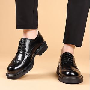 Nouvelles Chaussures Habillées Décontractées pour Hommes en Cuir Véritable Résistantes à l'Usure, Respirantes, Style Britannique, Souples et Légères – Collection Automne 2026 - Product Image 3