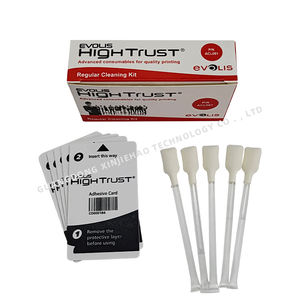 <span class=keywords><strong>Kit</strong></span> <span class=keywords><strong>de</strong></span> <span class=keywords><strong>nettoyage</strong></span> régulier original <span class=keywords><strong>Evolis</strong></span> ACL001 pour imprimante <span class=keywords><strong>de</strong></span> cartes d'identité Primacy2 <span class=keywords><strong>Primacy</strong></span> Zenius Elypso EDIKIO FLEX DUPLEX - Product Image 2