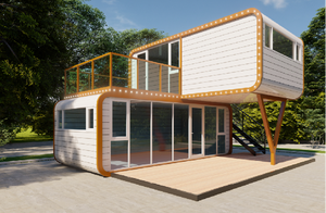 Cabane Apple préfabriquée, maison prête à l'emploi, villas, cabane moderne, mini-maison, maisons mobiles économiques - Product Image 5