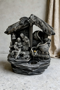 Fuente de Agua Decorativa con Escena de Natividad, Adorno Navideño con Circulación de Agua, Decoración para Patio Interior y Exterior - Product Image 4