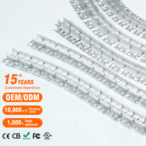 UE em Stock Exhibition Hall Decoração T - Profile LED Strip Perfil De Alumínio Drywall Flexível LED Canal De Perfil De Alumínio - Product Image 1