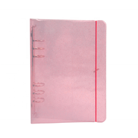 Programmateur de couverture A5 PP, sangle ample, feuille libre, pour planificateur de carnet de notes, papier à l'intérieur, papeterie, cadeau pour voyageurs