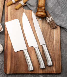 Ensemble de couteaux de cuisine ergonomiques à manche creux en acier inoxydable, 5 pièces, vente en gros - Product Image 3