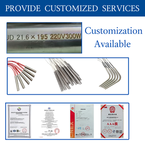 12V 24V 120V 220V 50W 80W 200W thép không gỉ mật độ cao ngâm nước điện yếu tố làm nóng Hộp mực - Product Image 4