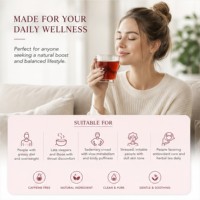 Sachets de thé aux fleurs d'hibiscus séchées naturelles à marque privée en gros pour la beauté, l'amincissement et l'éclat antioxydant