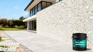 Revestimiento de Piedra Lavada con Resina, Textura Natural, Impermeable y Duradero para Paredes Exteriores y Paisajismo - Product Image 5