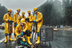 Station d'alimentation portable industrielle à haute tension, étanche à l'eau et à la poussière IP66, 3600W, avec batteries lithium-ion LiFePO4 à charge solaire - Product Image 6