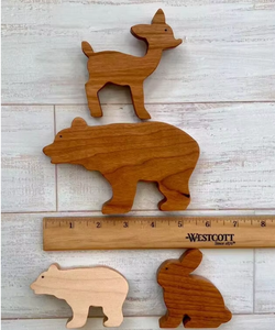 Juego de Juguetes de Animales del Bosque, Educativo, Preescolar, Montessori, Juego de Juguetes de Animales para Bebés, Alce, Zorro, Conejo, Ciervo, Oso, Búho, <span class=keywords><strong>Mofeta</strong></span> - Product Image 5