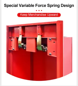 Factory Direct Custom Spring Loaded Pop Up Lift Vertical Display Vendor For Beverage