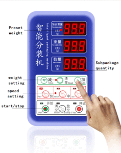 Bán Tự Động Bột Đơn Giản Pouch Bag Cân Điền Máy Bán Tự Động Thực Phẩm Granule Spice Single Head Bột Điền Máy - Product Image 5