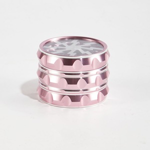 4-Part 63mm Aluminum <b>Herb</b> <b>Grinder</b> – Heavy Duty Spice Mill, Durable Smoking Accessory with Pollen Catcher – Perfect Holiday Gift - Product Image 1