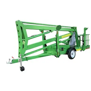 Agriculture Application Trailer Cherry Picker 10m-20m 200kg Electric Towable Articulating Boom Lift For Sale