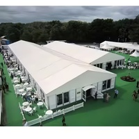 Grande tente de réception de luxe en PVC blanc pour événements commerciaux, mariages, fêtes, églises, marque Shengyixin, fabriquée en Chine