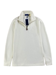 Nuova Felpa <span class=keywords><strong>Polo</strong></span> a Maniche Lunghe in Maglia 2026, Mezza Zip, Vestibilità Ampia, per Uomo e Donna - Product Image 3