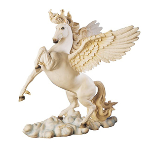 polyresin sculpture animalière grandeur nature d'or de fibre de verre de résine statues de cheval à vendre - Product Image 6