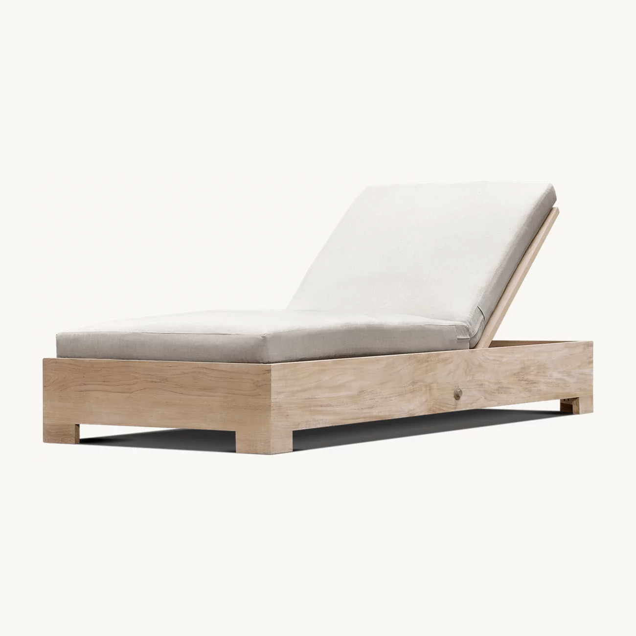 sunbed carbonized pine wood