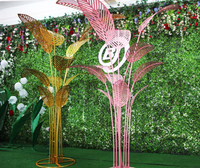 Plante Artificielle en Fer Forgé Feuille de Bananier – Accessoires de Mariage, Marqueurs d'Allée, Décorations de Mariage, Vitrines de Magasin, Ornements