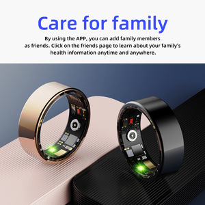 Smart Ring Health Tracker Moniteur d'oxygène sanguin Moniteur de sommeil Téléphones mobiles Contrôle par APP Technologie portable Intelligente - Product Image 3