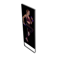 Panel táctil inteligente de 43 pulgadas, pantalla táctil interactiva digital, espejo de ejercicio inteligente, quiosco táctil