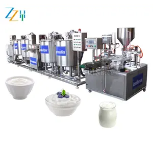 Machine à yaourt haute efficacité, yaourtière professionnelle/industrielle/ligne de Production de yaourt