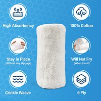 Anthrive 4.5 pouces X 4.1Yards 6 plis rouleau de gaze de coton médical stérile Type Kerlix