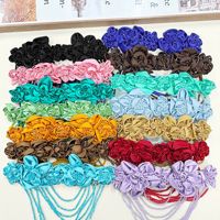 Épaulettes florales à sequins scintillants avec pompon en cristal, patch floral 3D en tissu pour vestes en jean personnalisées et tenues de soirée