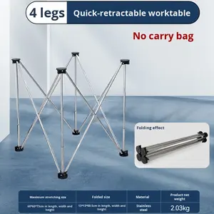 Table de travail en bois avec pieds d'araignée 4/6/10/15, vente chaude, pour tous les professionnels du bois, établi robuste en alliage d'aluminium - Product Image 6