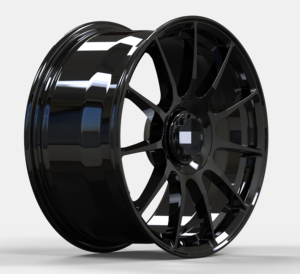 Jantes en alliage forgé Hyper Black personnalisées 5*114.3 pour voiture, état neuf, matériau aluminium, ET 45mm/35mm pour Ford Mustang - Product Image 2