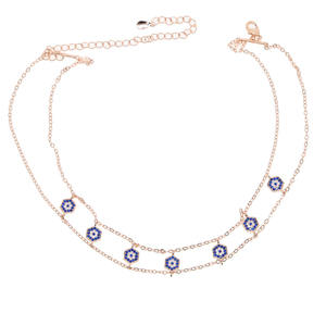 Promotion bijoux de mode pour femmes micro pave cz <span class=keywords><strong>double</strong></span> <span class=keywords><strong>rang</strong></span>ée <span class=keywords><strong>collier</strong></span> <span class=keywords><strong>ras</strong></span> <span class=keywords><strong>du</strong></span> <span class=keywords><strong>cou</strong></span> turc mauvais œil - Product Image 6