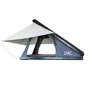 Nhôm Tam Giác Cứng Shell Roof Tent Các Loại Roof Top Lều Xe Tent Cho Ngoài Trời Đi Bộ Đường Dài Và Cắm Trại