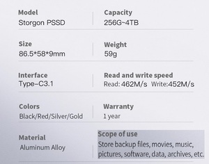 थोक 2TB Sata 3 बाहरी ठोस राज्य ड्राइव <span class=keywords><strong>512</strong></span> जीबी 1TB 256 जीबी एसएसडी लैपटॉप उच्च क्षमता एसएसडी 120 जीबी बाहरी - Product Image 3