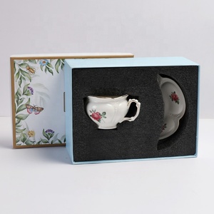 Best Selling British Rose Pattern Porcelain <b>Tea</b> <b>Set</b> Gift Box - Product Image 5