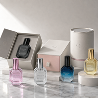 Flacon vaporisateur de parfum rotatif vide en verre de 10 ml, format voyage, mini, portable, coloré, rechargeable, OEM