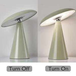 Lámpara de escritorio moderna y ecológica con rotación de 360, luz de mesa magnética inalámbrica recargable para dormitorio de estudio de oficina - Product Image 6