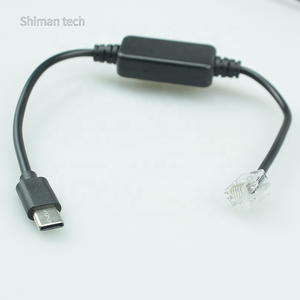 <span class=keywords><strong>USB</strong></span> C để RJ12 6P6C nối tiếp chuyển đổi UART TTL RS232 giao diện điều khiển cáp CP2102 - Product Image 2