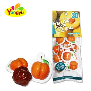 Hot selling Chinese Dried plum independent packaging leisure snacks 3D Dried Green Plum