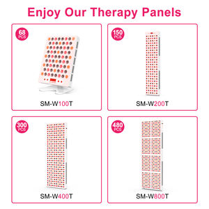 Corps complet 480nm 630nm 660nm 810nm 830nm 850nm 1060nm 2400W Volet de thérapie par lumière rouge infrarouge pour usage domestique - Product Image 4