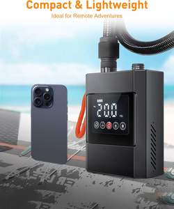 Pompe à air électrique portable, batterie 12000mAh, rechargeable par USB, moteur sans balais, pompe à air pour <span class=keywords><strong>camping</strong></span>, SUP, kayak gonflable - Product Image 6