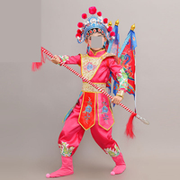 Costumes de spectacle d'opéra pour enfants : le rôle de Dama Dan, Hua Mulan, Mu Guiying, danse de scène principale, Hanfu, tradition chinoise